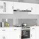 Vidaxxl crédence de cuisine 2 pcs gris clair 110 x 40 cm verre trempé