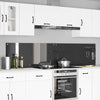 Vidaxxl crédence de cuisine 2 pcs gris foncé 110 x 50 cm verre trempé