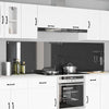 Vidaxxl crédence de cuisine 2 pcs gris foncé 110 x 60 cm verre trempé