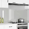 VidaXL paroi arrière de cuisine 2 pcs transparent 70 x 60 cm verre trempé
