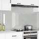 VidaXL paroi arrière de cuisine 2 pcs transparent 70 x 60 cm verre trempé