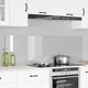 VidaXL paroi arrière de cuisine 2 pcs transparent 80 x 50 cm verre trempé