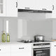 VidaXL paroi arrière de cuisine 2 pcs transparent 80 x 60 cm verre trempé