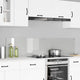 VidaXL paroi arrière de cuisine 2 pcs transparent 90 x 40 cm verre trempé