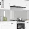Vidaxxl paroi arrière de cuisine 2 pcs transparent 90 x 60 cm verre trempé