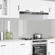 Vidaxxl paroi arrière de cuisine 2 pcs transparent 90 x 60 cm verre trempé