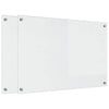 Vidaxxl paroi arrière de cuisine 2 pcs transparent 90 x 60 cm verre trempé