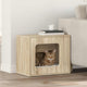 Vidaxl maison pour chat sonoma 51 x 30 x 42,5 cm bois travaillé