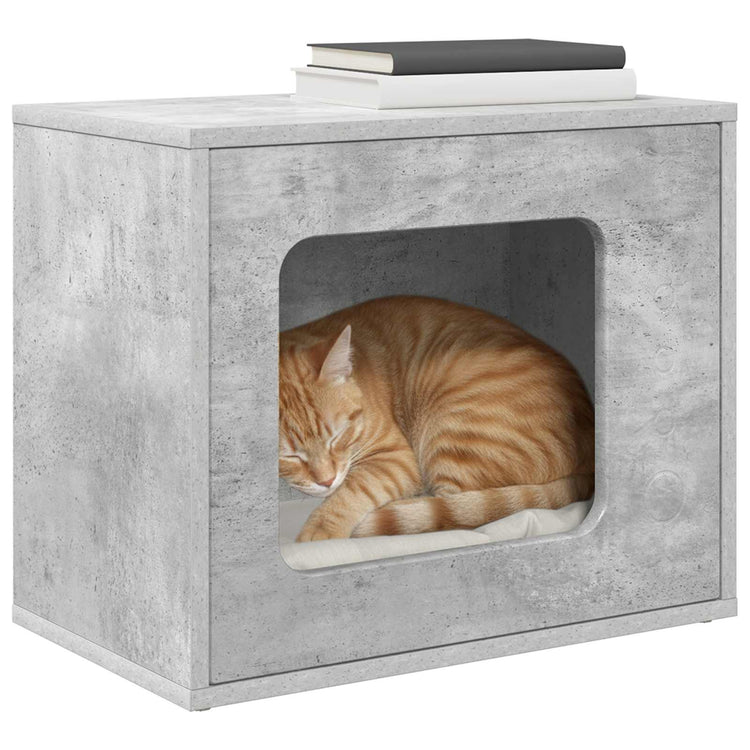 Vidaxx maison pour chat béton 51 x 30 x 42,5 cm bois traité