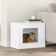 Vidaxxl maison pour chat blanc brillant 51 x 30 x 42,5 cm bois fini