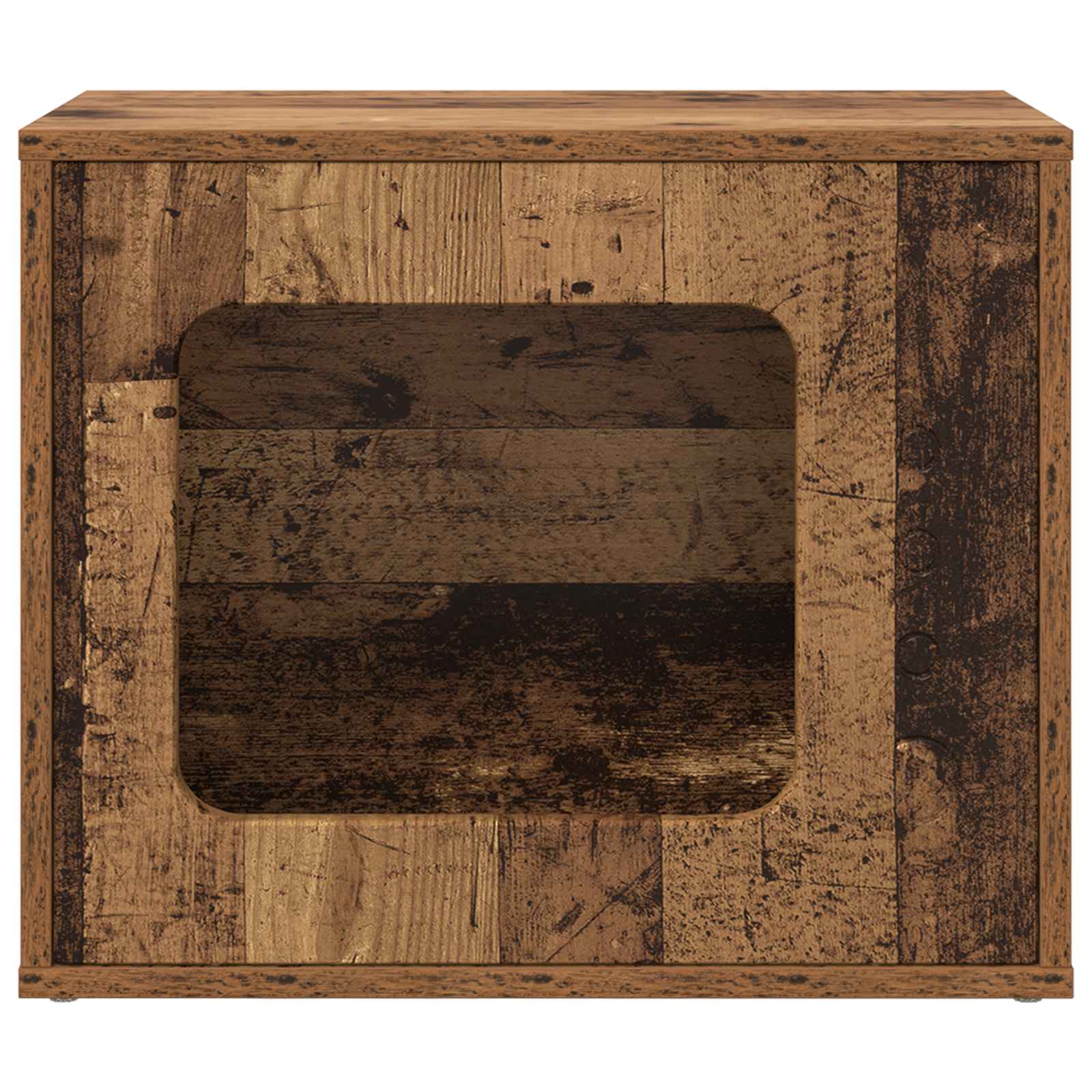 Vidaxxl maison pour chat vieux bois 51 x 30 x 42,5 cm bois traité