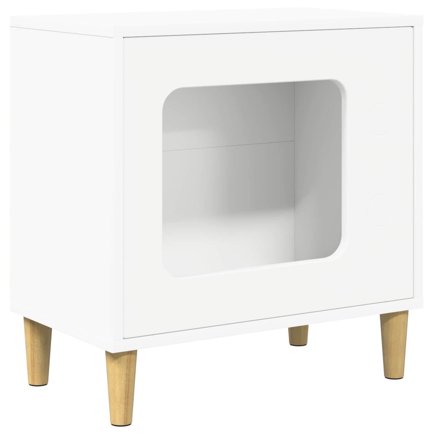 Vidaxx maison pour chat blanc 51 x 30 x 52 cm bois d'ingénierie