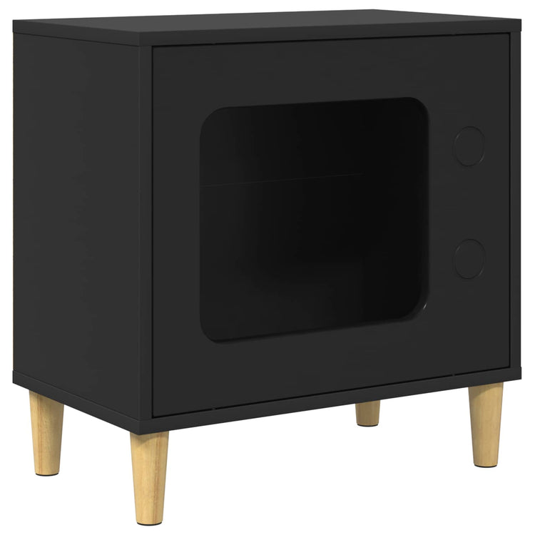 Vidaxxl maison pour chat noir 51 x 30 x 52 cm en bois travaillé