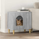 Vidaxl maison pour chat gris sonoma 51 x 30 x 52 cm bois d'ingénierie