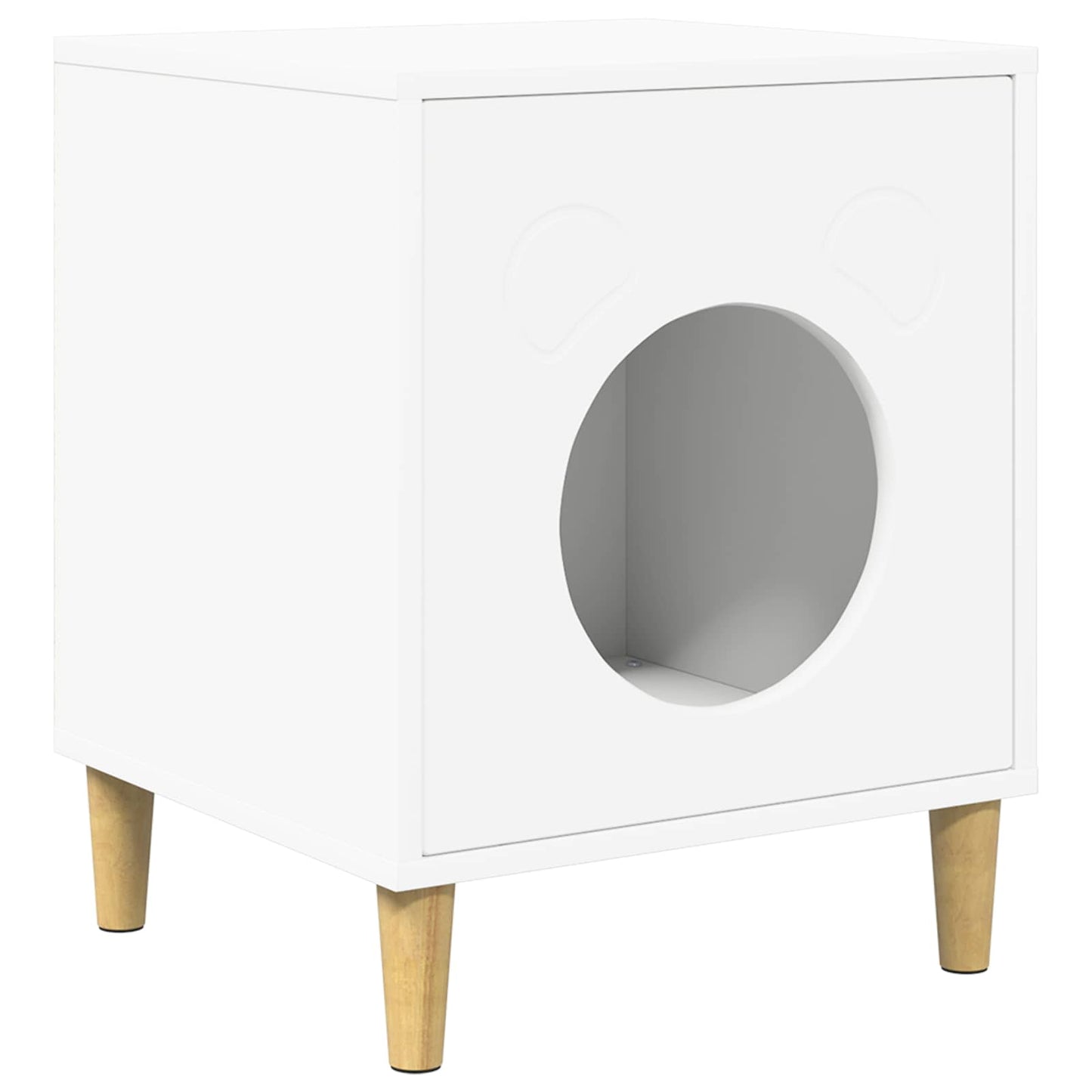 Vidaxx maison pour chat blanc 42,5 x 40 x 53 cm bois d'ingénierie