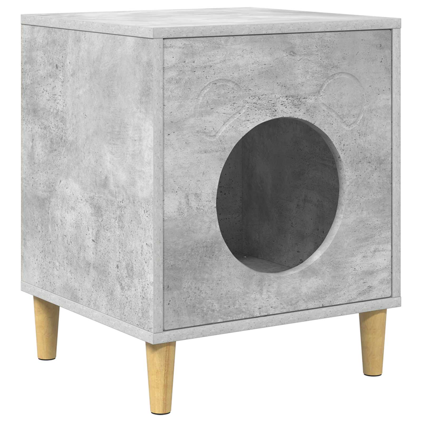 Vidaxx maison pour chat béton 42,5 x 40 x 53 cm bois traité