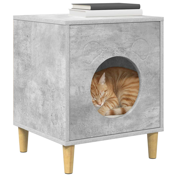 Vidaxx maison pour chat béton 42,5 x 40 x 53 cm bois traité