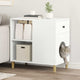 Vidaxx maison pour chat blanc 72 x 42,5 x 70 cm bois d'ingénierie