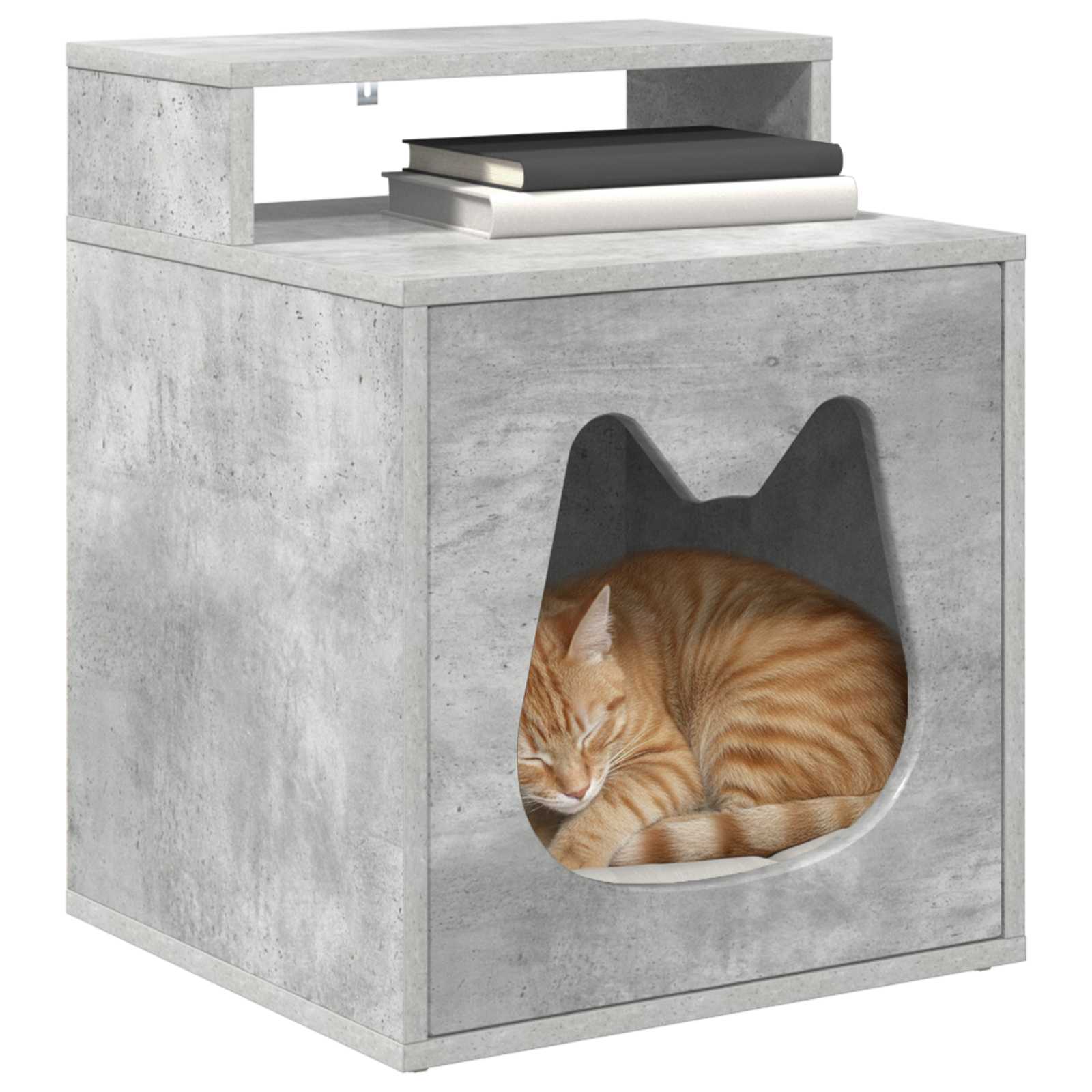 Vidaxx maison pour chat béton 42,5 x 40 x 53,5 cm bois traité