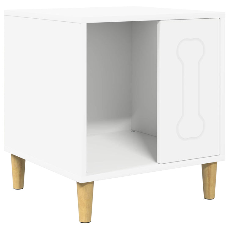 Vidaxxl niche pour chien blanc 44 x 42 x 49 cm bois d'ingénierie
