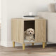 Vidaxl niche pour chien sonoma 44 x 42 x 49 cm en bois travaillé