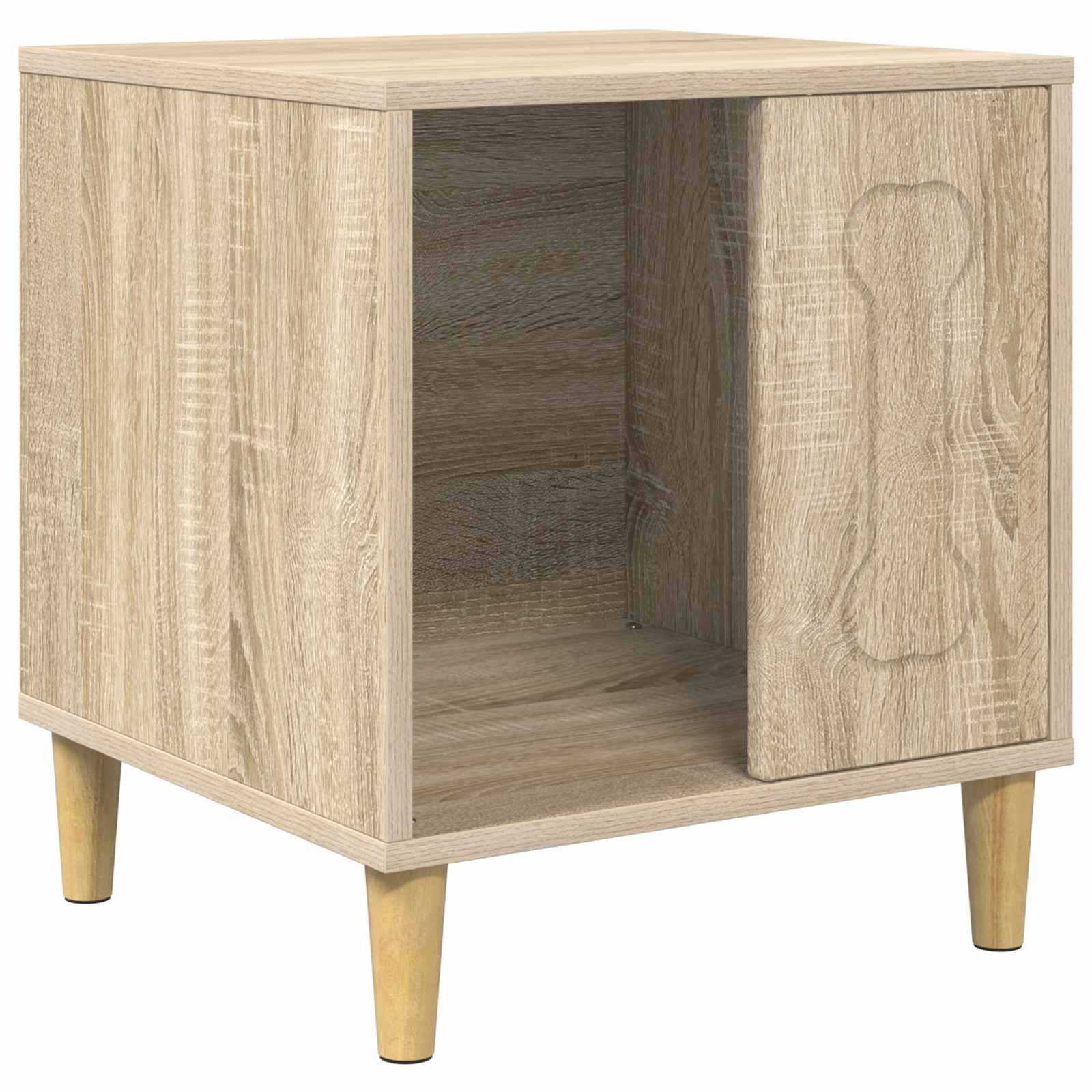 Vidaxl niche pour chien sonoma 44 x 42 x 49 cm en bois travaillé