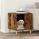 Vidaxxl niche pour chien chêne fumé 44 x 42 x 49 cm bois traité