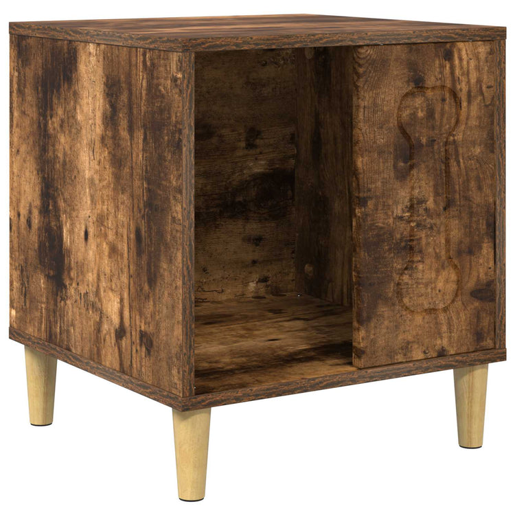 Vidaxxl niche pour chien chêne fumé 44 x 42 x 49 cm bois traité
