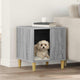 Vidaxxl niche pour chien gris sonoma 44 x 42 x 49 cm bois fini