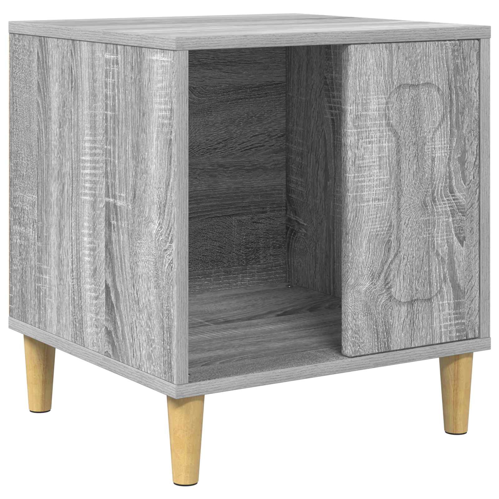 Vidaxxl niche pour chien gris sonoma 44 x 42 x 49 cm bois fini