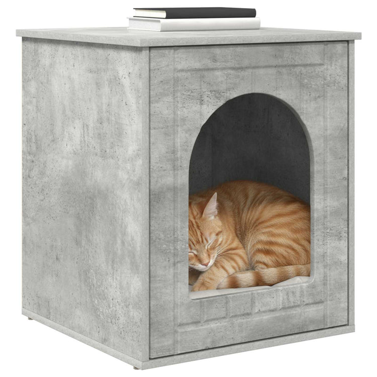 Vidaxx maison pour chat béton 53 x 52 x 62 cm bois traité
