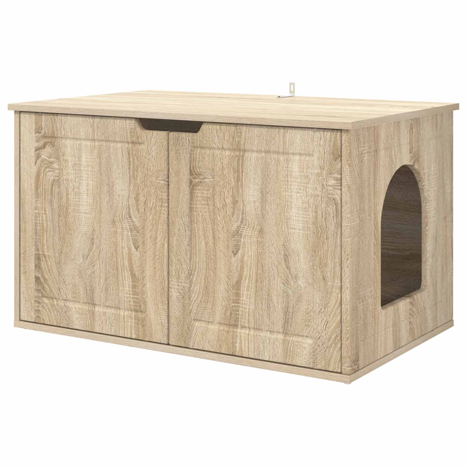 Vidaxl maison pour chat sonoma 85 x 55 x 50,5 cm bois travaillé