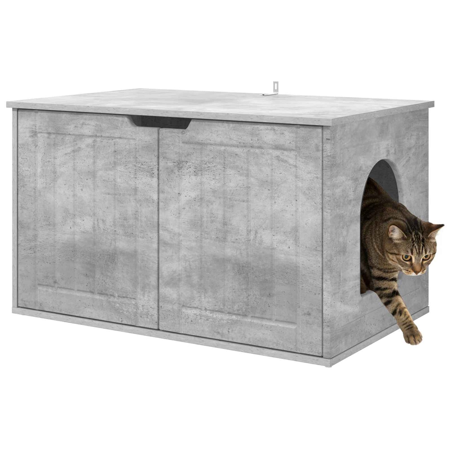 Vidaxx maison pour chat béton 85 x 55 x 50,5 cm bois traité