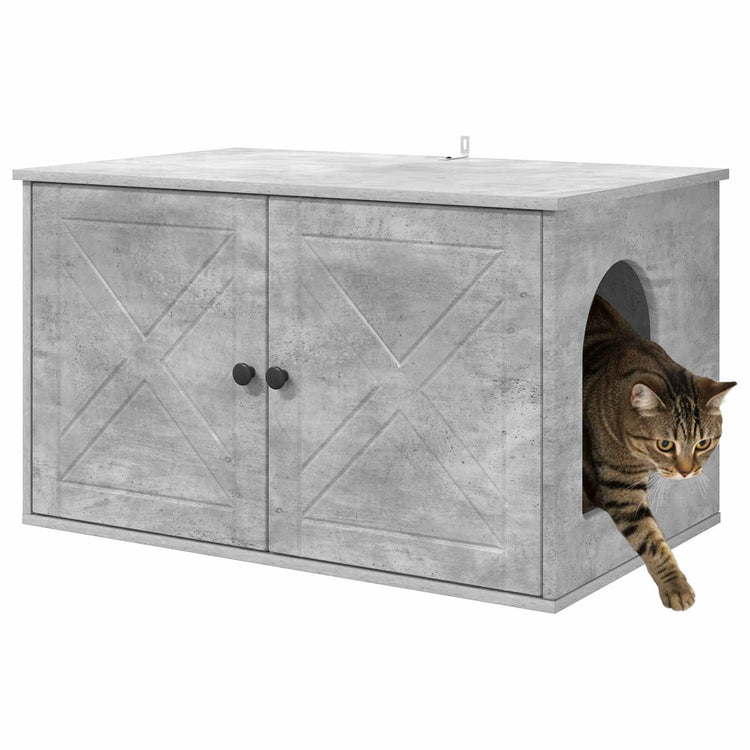 Vidaxx maison pour chat béton 85 x 55 x 50 cm bois traité