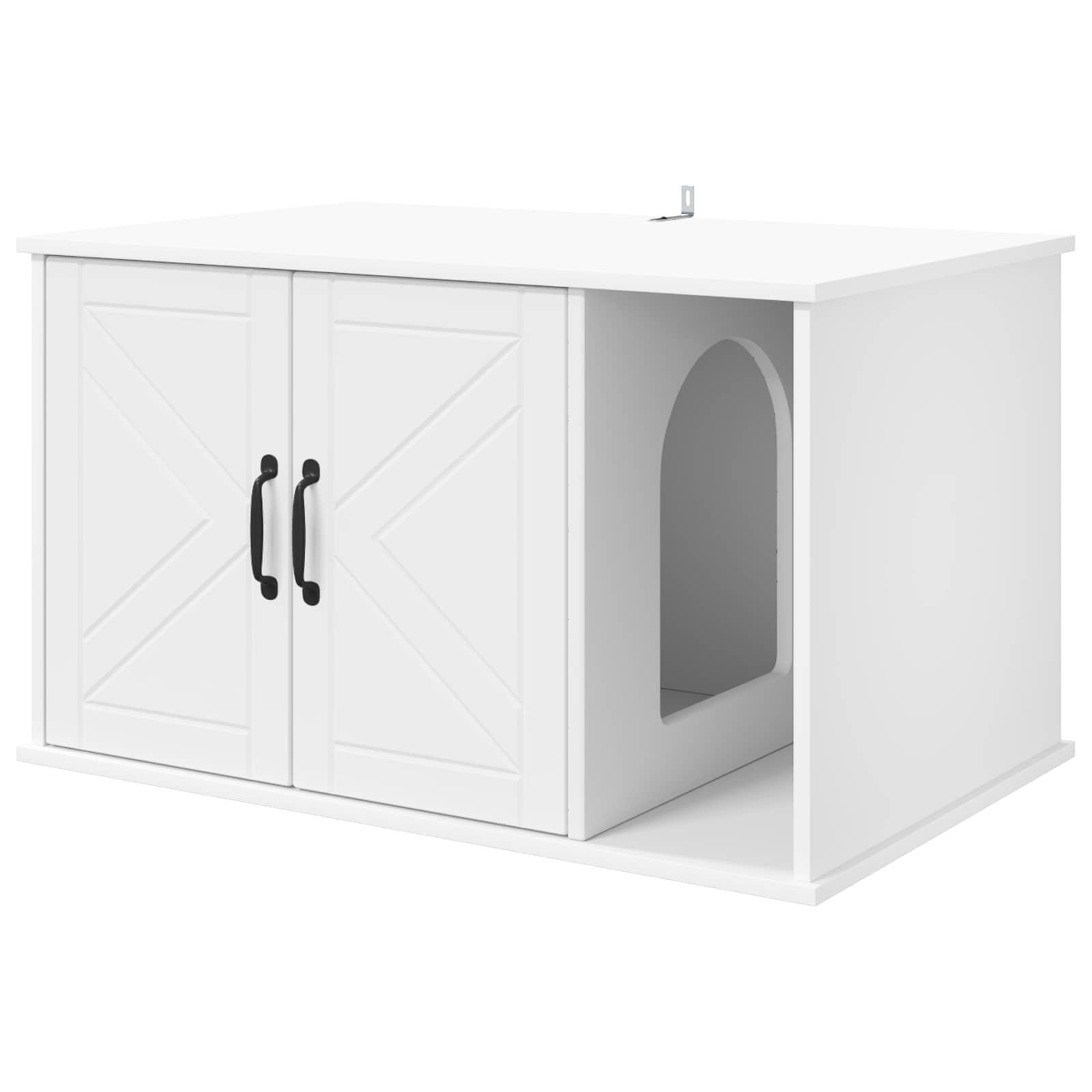 Vidaxx maison pour chat blanc 85 x 55 x 50 cm bois fini