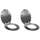 Vidaxx abattant de toilette à fermeture douce 2 pcs gris 44 x 38 cm panneau MDF