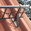 VidaXL support de protection contre la neige anthracite 29,5 x 3 x 34,5 cm acier