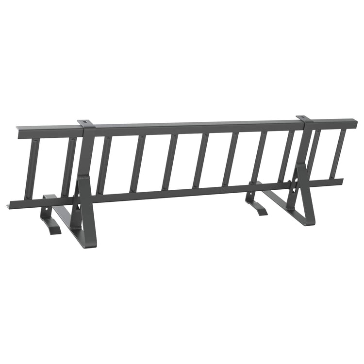 Vidaxl support de neige de toit anthracite 100 x 29,5 x 34,5 cm acier