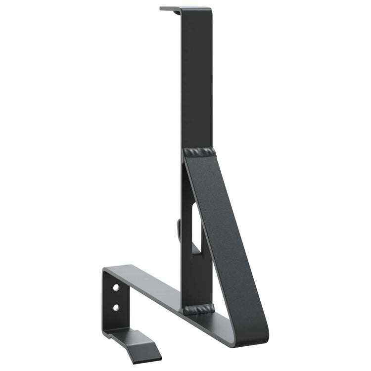 Vidaxx support de protection contre la neige noir 29,5 x 3 x 34,5 cm en acier