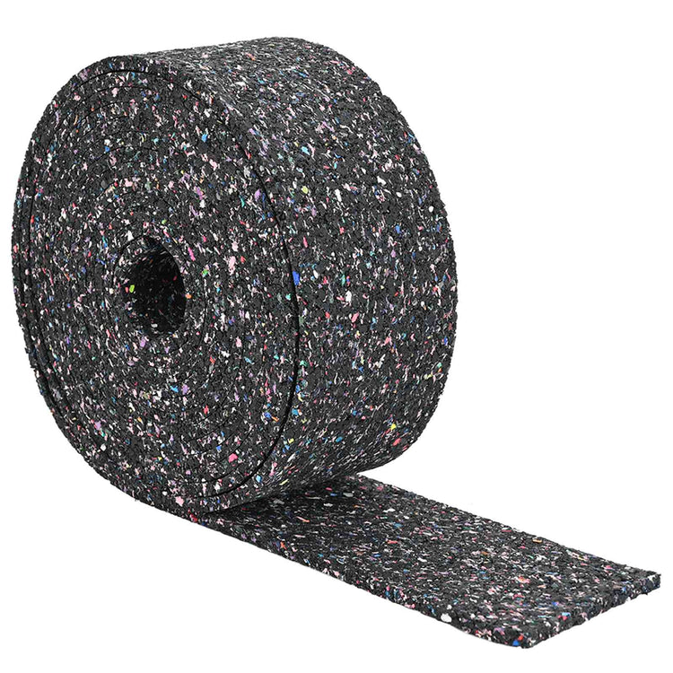 Vidaxl rouleau en caoutchouc noir 500 x 10 x 0,3 cm caoutchouc