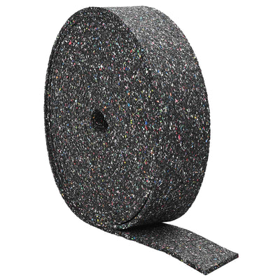 Vidaxl rouleau en caoutchouc noir 2000 x 12 x 0,3 cm caoutchouc