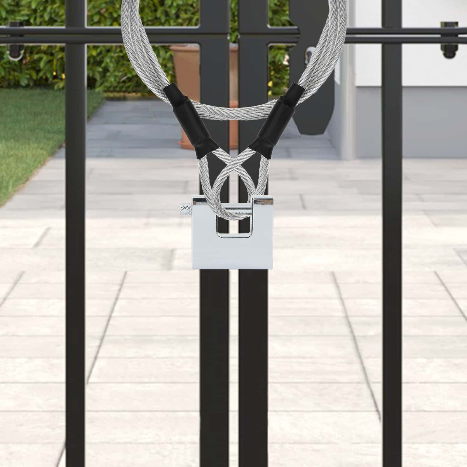 Vidaxxl cadenas 6 pcs argent 4,2 x 1,9 x 4 cm fer