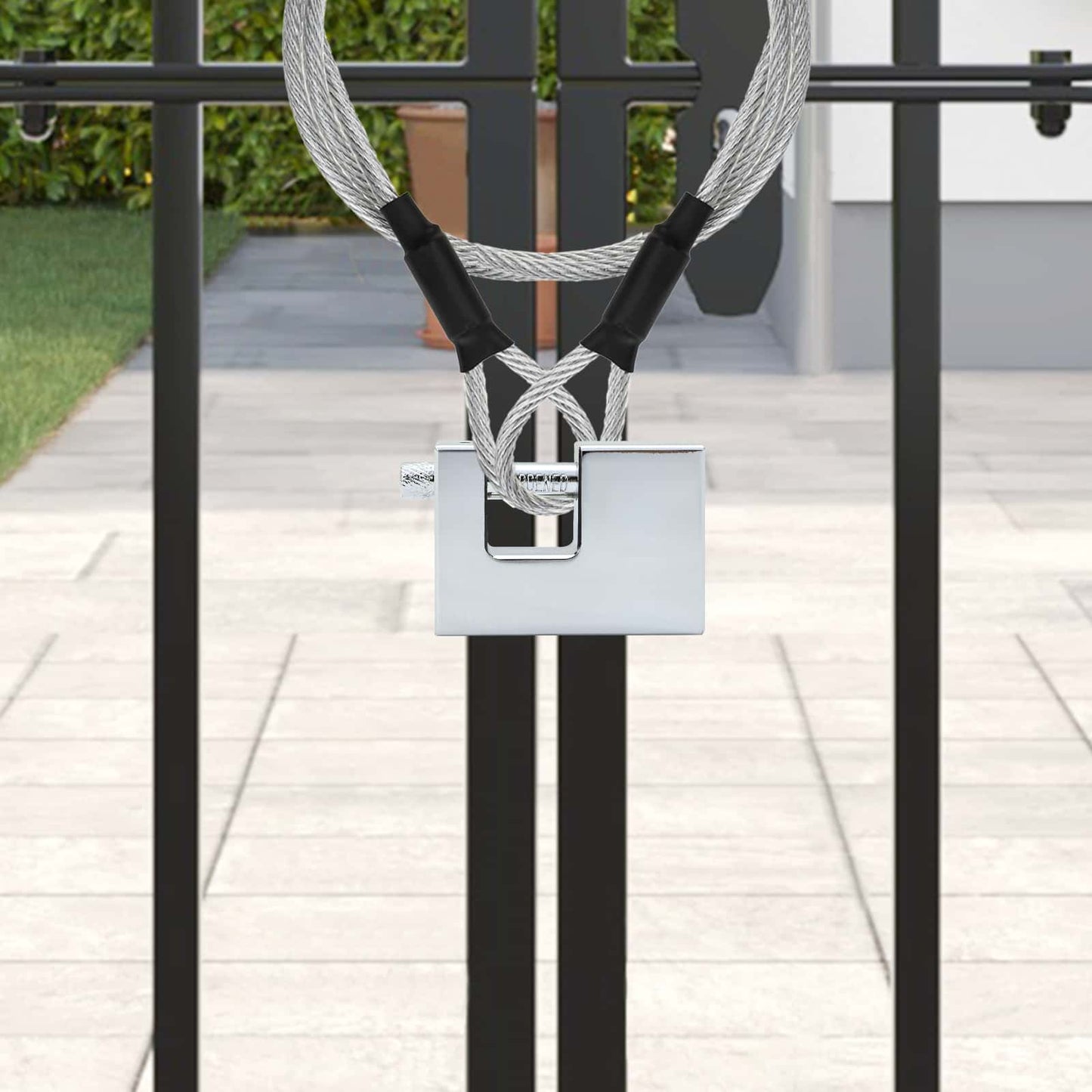 Vidaxxl cadenas 2 pcs argent 6 x 2 x 4,5 cm fer