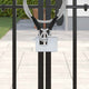 Vidaxxl cadenas 2 pcs argent 7 x 1,9 x 5 cm fer