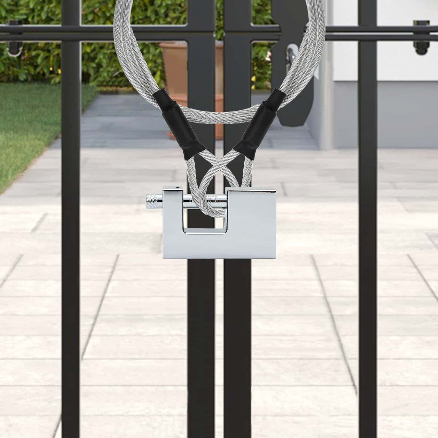 Vidaxxl cadenas 6 pcs argent 8,7 x 1,9 x 5,5 cm fer