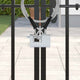 Vidaxxl cadenas 12 pcs argent 8,7 x 1,9 x 5,5 cm fer