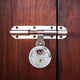 Vidaxl cadenas à disque avec clés 12 pcs argent 8 x 2,8 x 8 cm