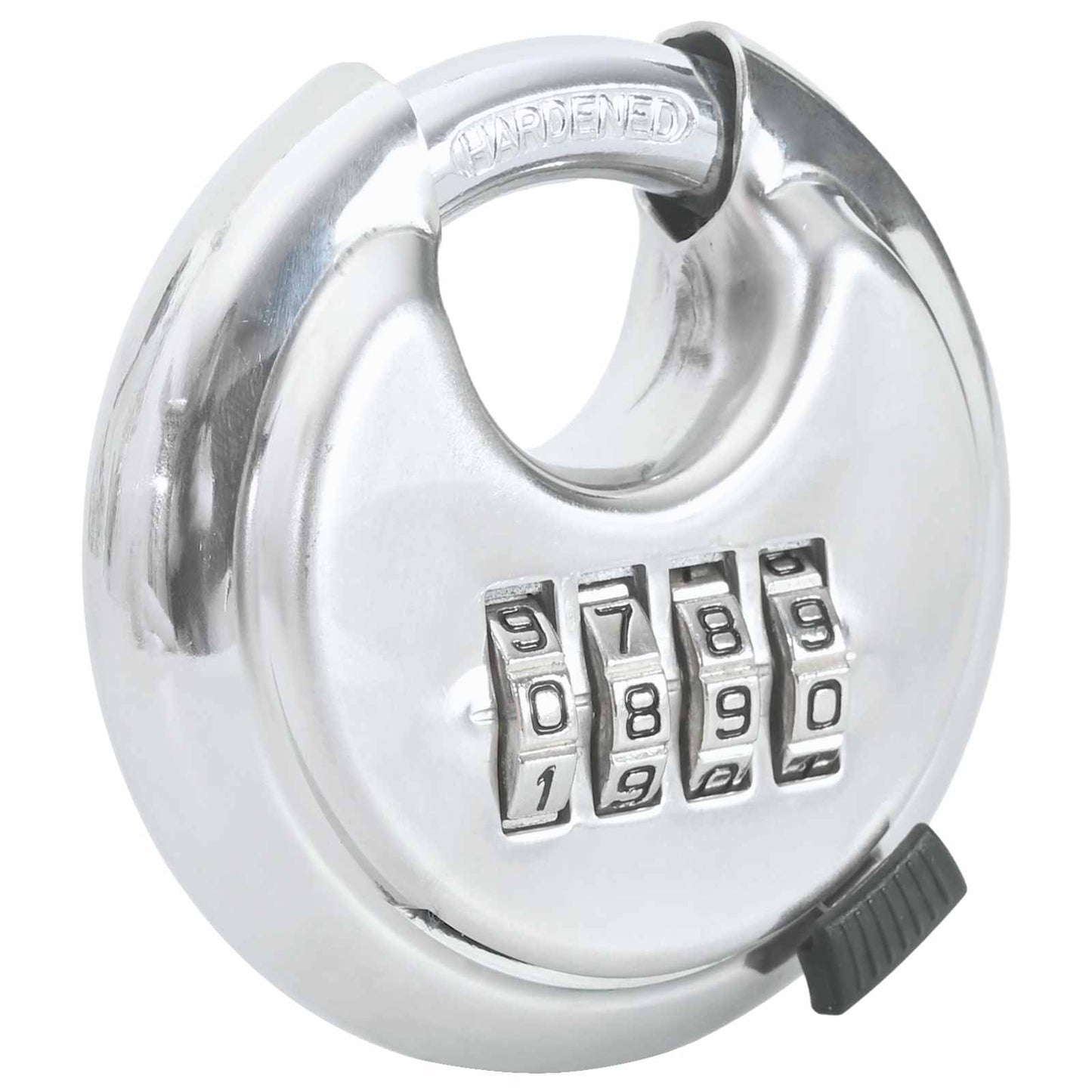 Vidaxl cadenas à disque avec clés 12 pcs argent 7 x 2,3 x 7 cm