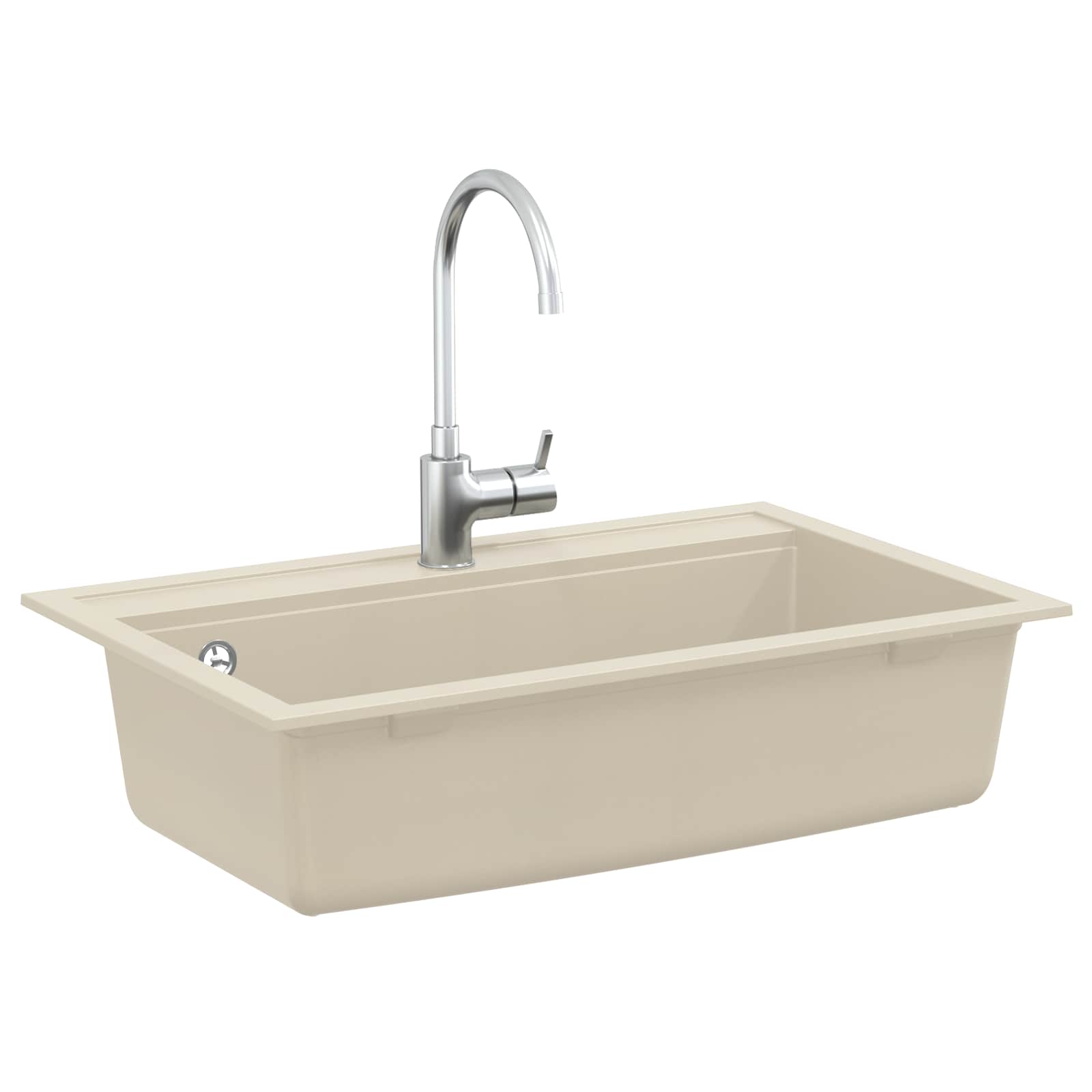 Vidaxx lavabo beige 795 x 505 mm granit
