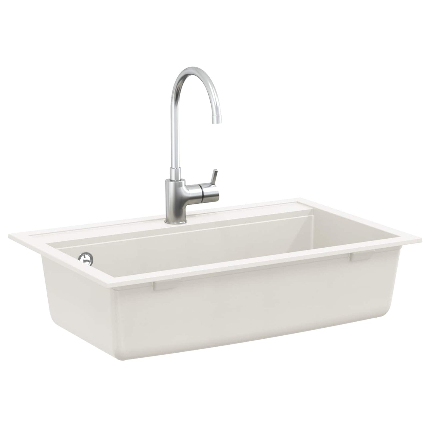 Vidaxx évier blanc 795 x 505 mm granit